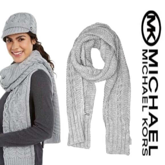 Michael Kors Cable Knit Scarf - Picture 1 of 5
